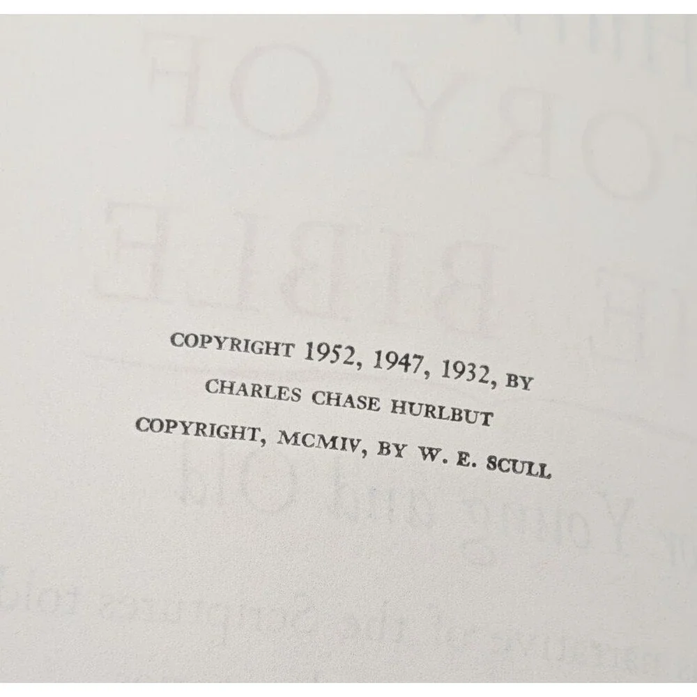 Hurlburt's Story of the Bible Jesse Lyman Hurlburt 1952 Hardcover Fine Arts Ed